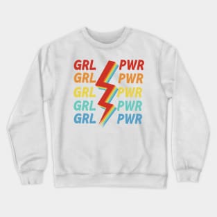 Girl Power Rainbow Crewneck Sweatshirt